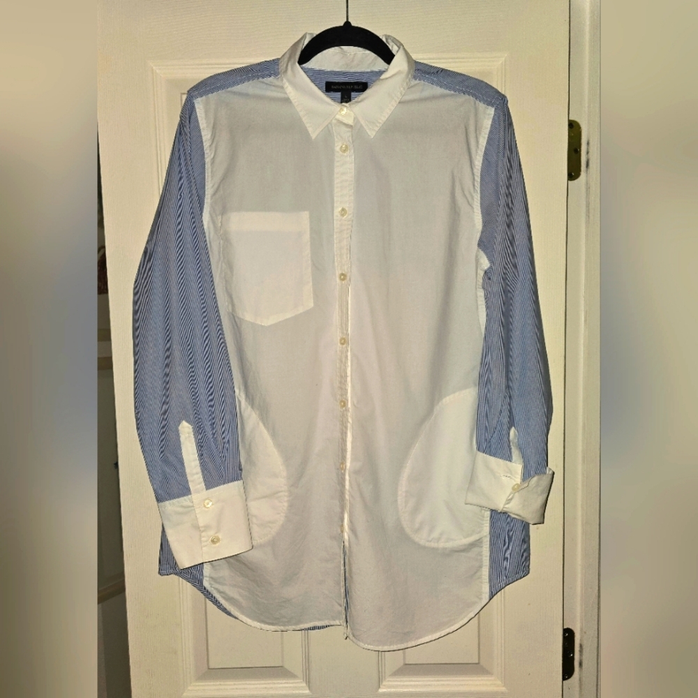 Banana Republic Vintage (2015) NWOT bicolor oxford